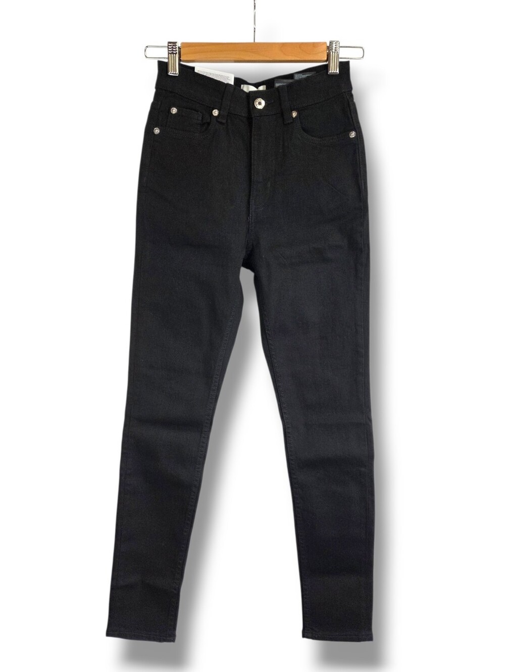 H&M Women's Black Skinny High-Rise Jeans Size 2 NWT